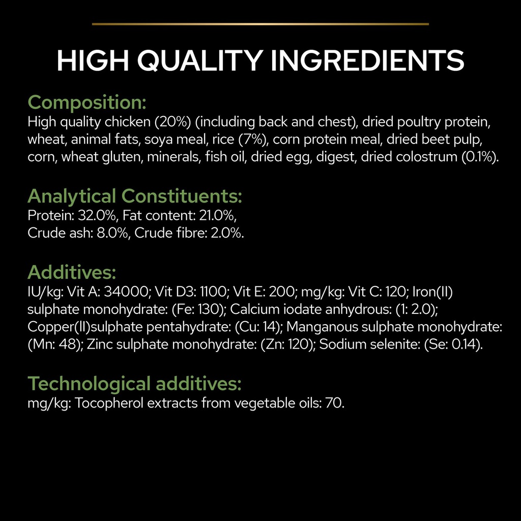 Pro Plan Small Mini Puppy Healthy Start Dry Dog Food with Chicken 3Kg