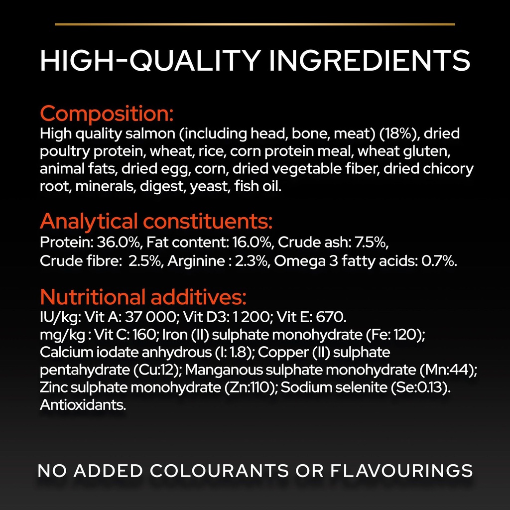 Pro Plan Vital Function Plus Dry Cat Food with Salmon 1.5Kg