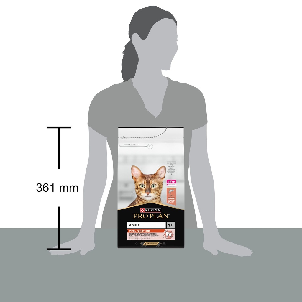 Pro Plan Vital Function Plus Dry Cat Food with Salmon 1.5Kg