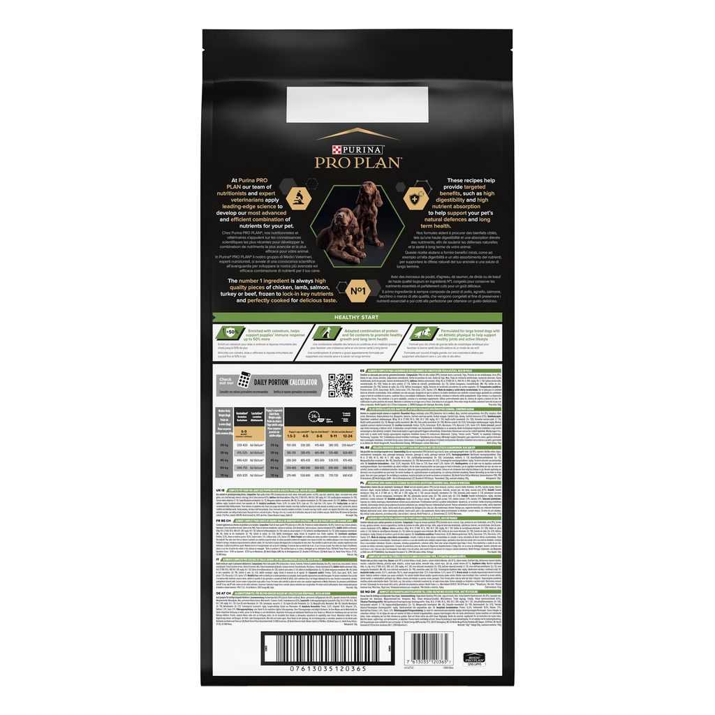 Pro Plan Large Athletic Puppy Healthy Start Dry Dog Food with Chicken 12Kg