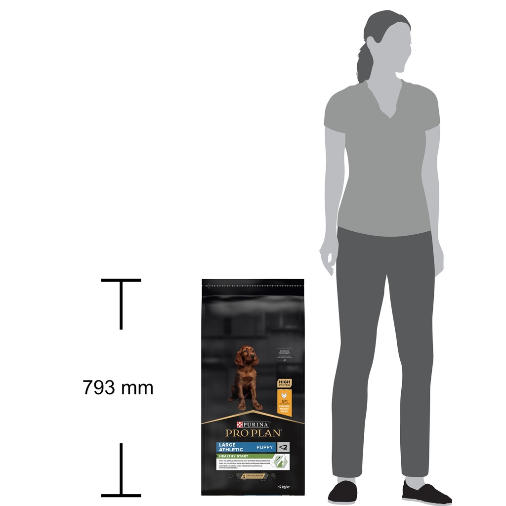 Pro Plan Large Athletic Puppy Healthy Start Dry Dog Food with Chicken 12Kg