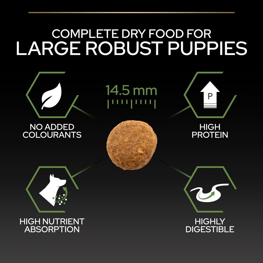Pro Plan Large Robust Puppy Healthy Start Dry Dog Food with Chicken 12Kg