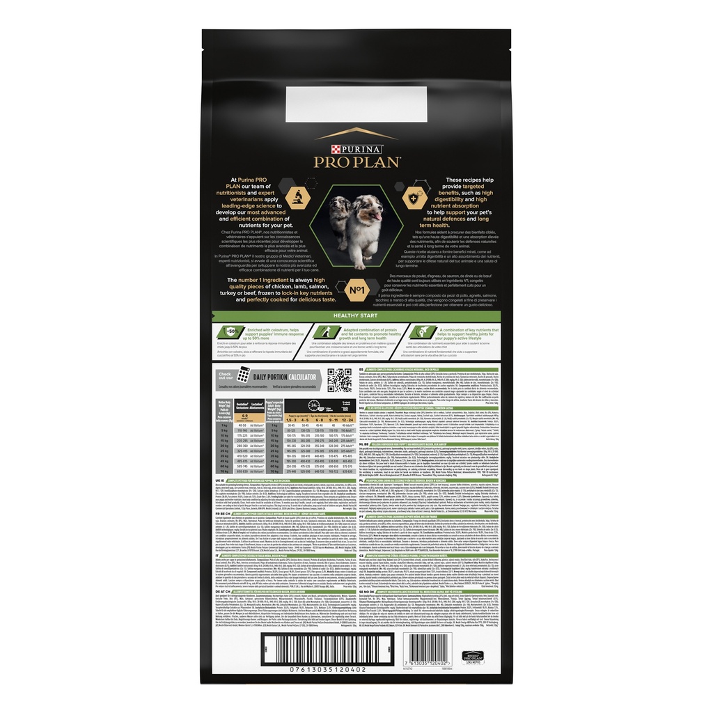 Pro Plan Medium Puppy Healthy Start Dry Dog Food with Chicken 12Kg