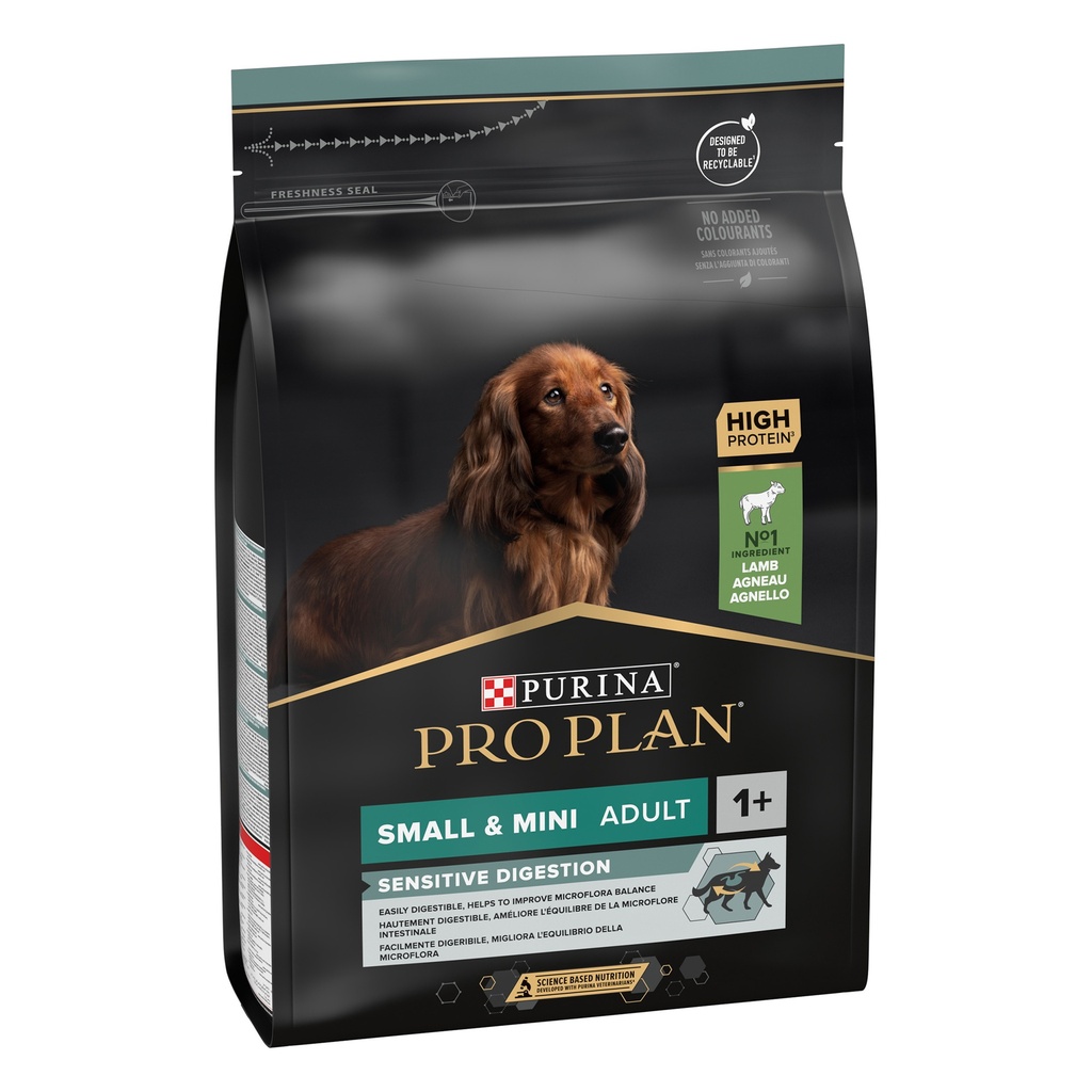 Pro Plan Small Mini Adult Sensitive Digestion Dry Dog Food with Lamb 3Kg