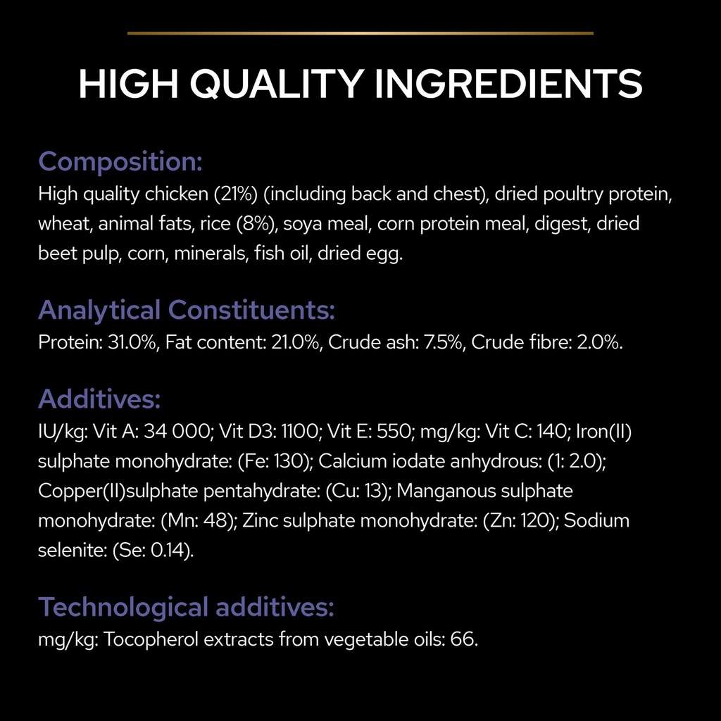 Pro Plan All Size Performance Dry Dog Food with Chicken 18Kg