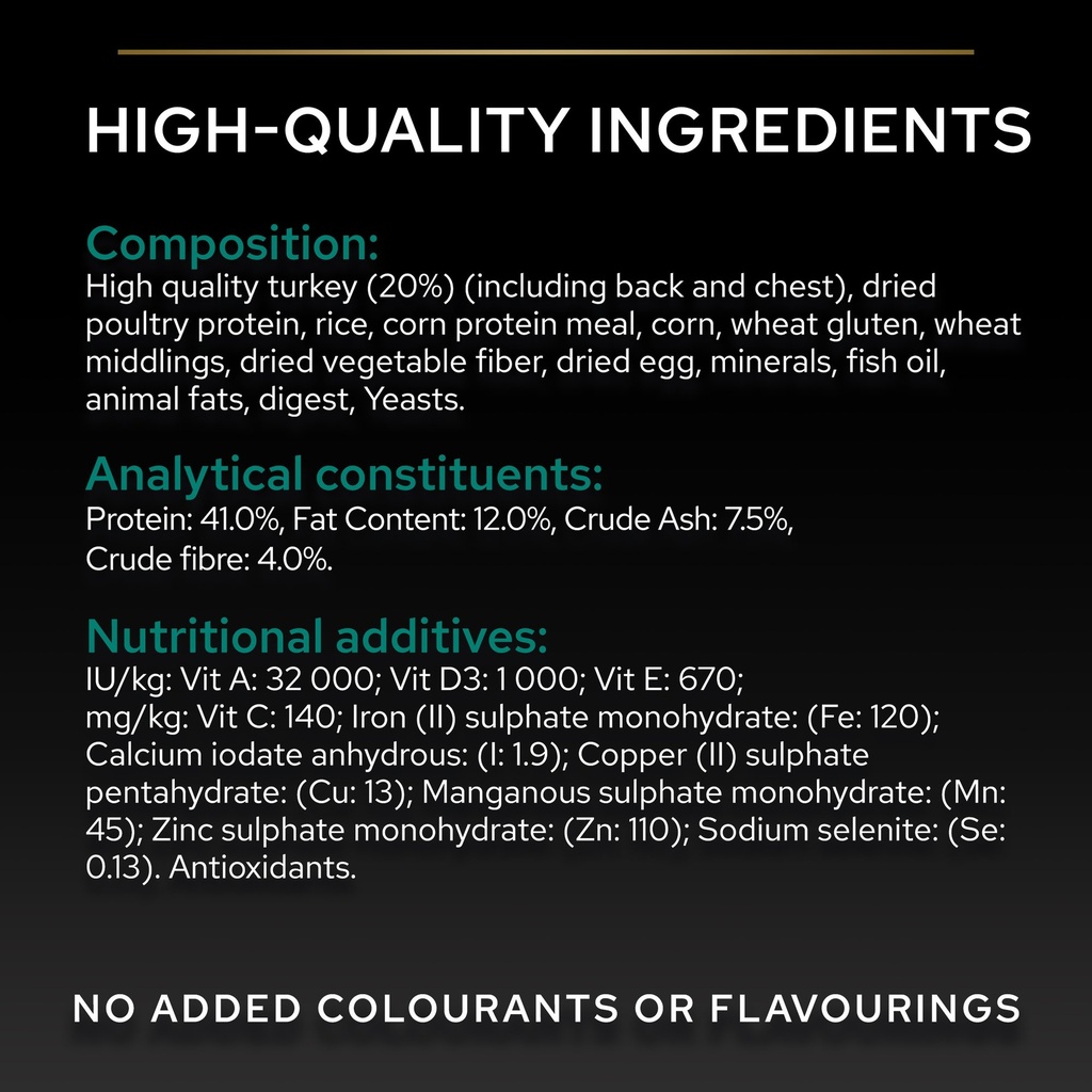 Pro Plan Sterilized Adult Renal Plus Dry Cat Food with Turkey 1.5Kg