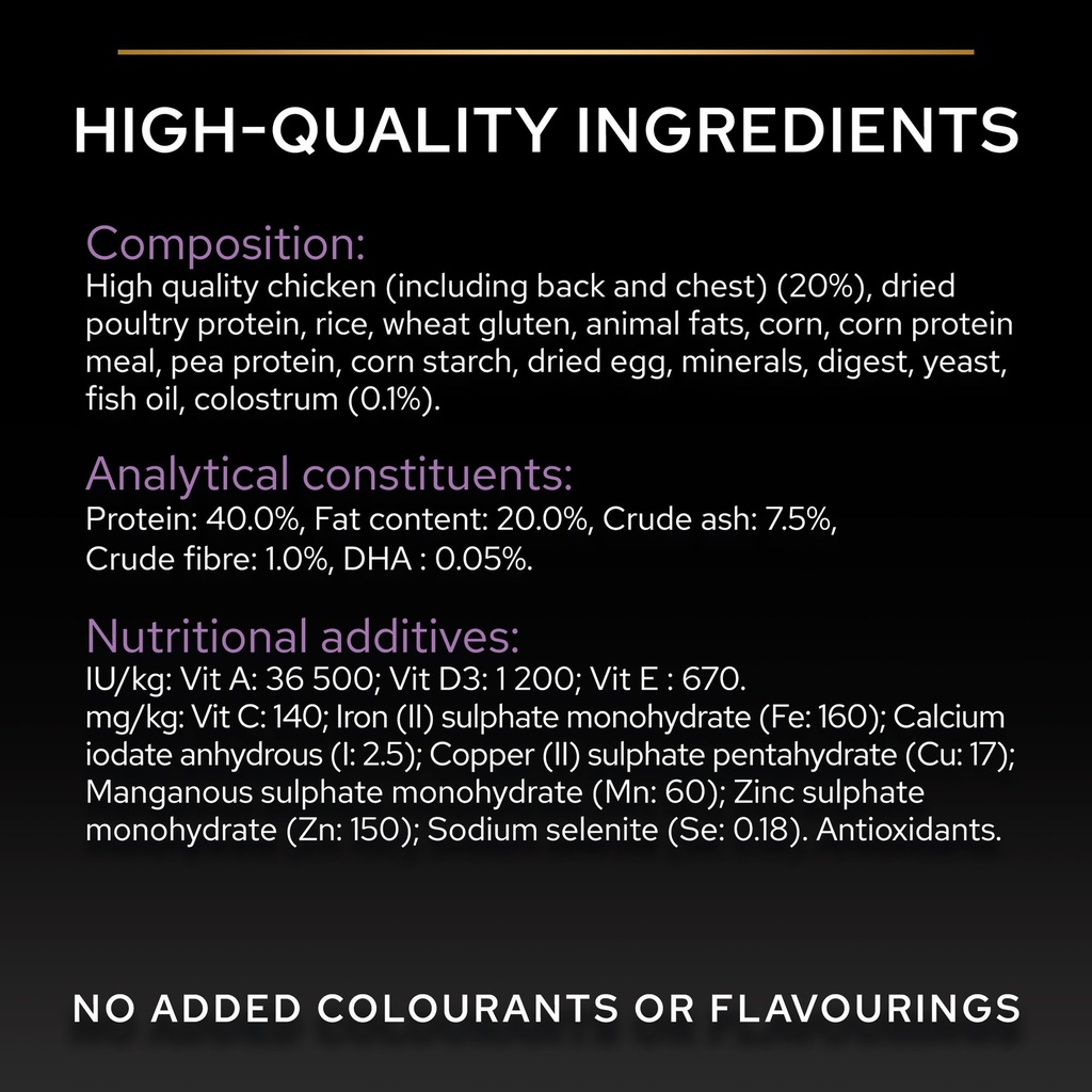 Pro Plan Kitten Healthy Start Dry Cat Food with Chicken 400g