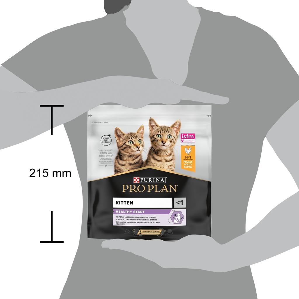 Pro Plan Kitten Healthy Start Dry Cat Food with Chicken 400g