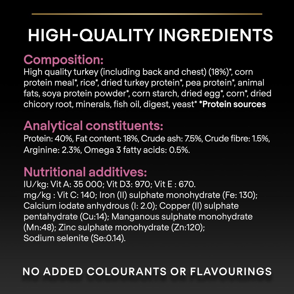 Pro Plan Adult Delicate Digestion Dry Cat Food with Turkey 1.5Kg