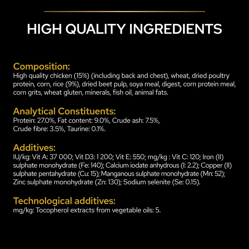 Pro Plan All Size Adult Light Sterilized Dry Dog Food with Chicken 3Kg