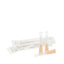 Disposable Hypodermic Needle, 0.5 x 16 mm, 25G x 5/8", orange, 100 pcs