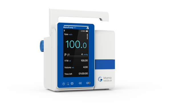 ManoPump iV1 Infusion Pump with two attachments (cage and infusion stand) incl.