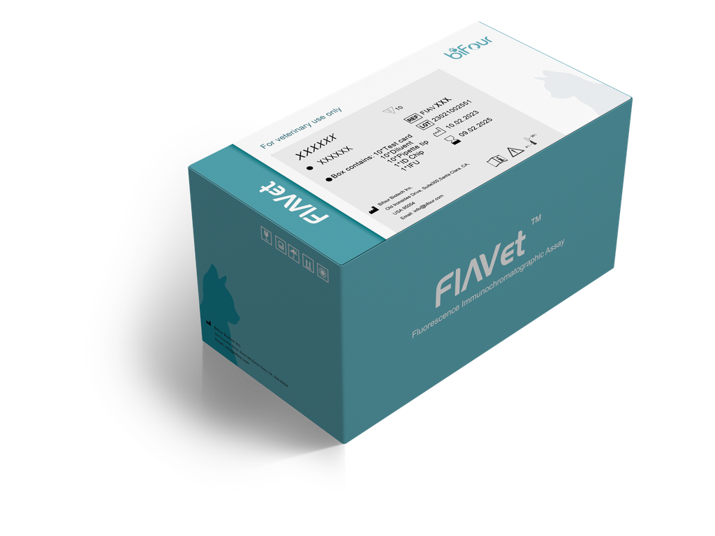 Canine C Reactive Protein (cCRP) Rapid Test Kit（IFA） 10 Tests/Kit
