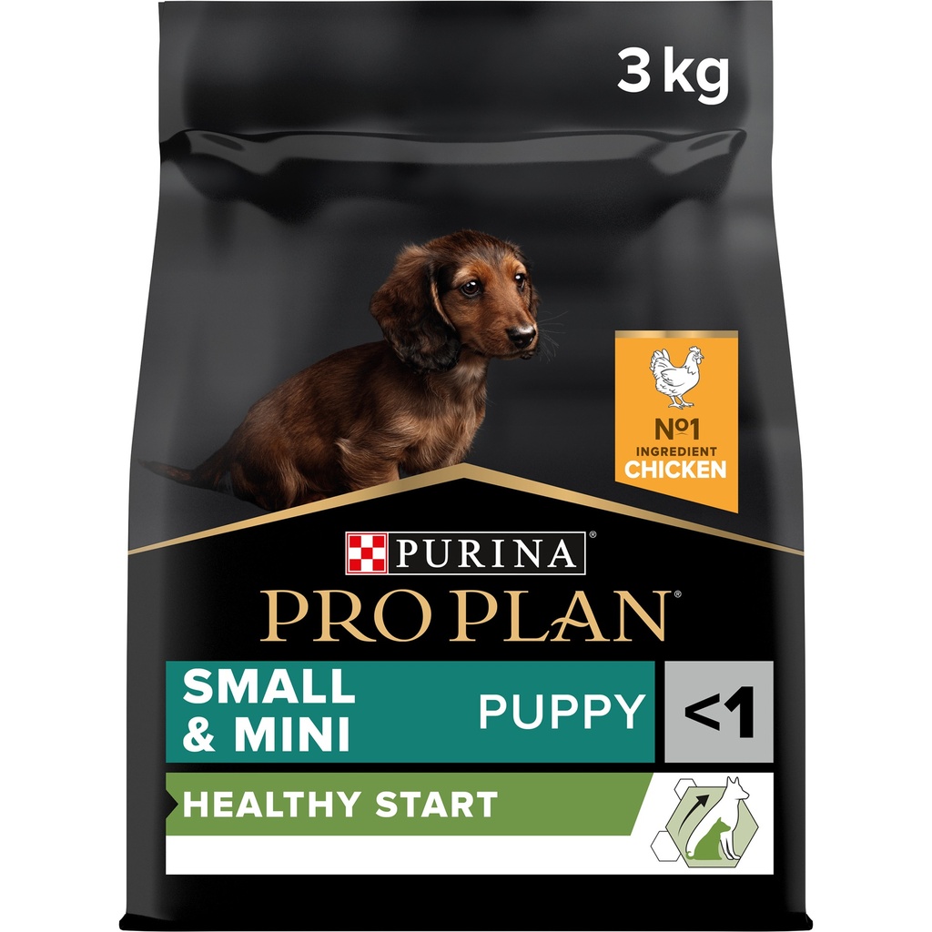 [PPP50120] Pro Plan Small Mini Puppy Healthy Start Dry Dog Food with Chicken 3Kg