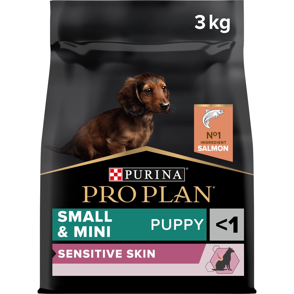 Pro Plan Small Mini Puppy Sensitive Skin Dry Dog Food with Salmon 3Kg