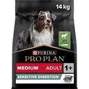 Pro Plan Medium Adult Sensitive Digestion Dry Dog Food with Lamb 14Kg
