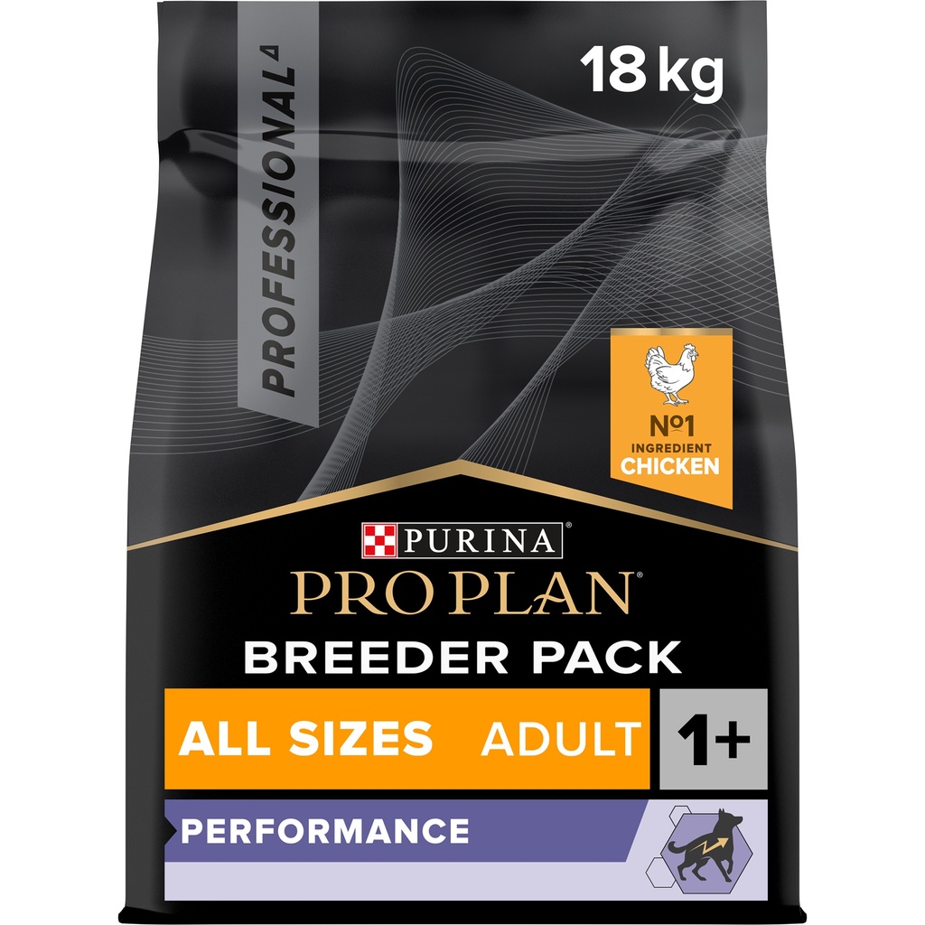 [PPP50265] Pro Plan All Size Adult Protein & Energy for Active Dogs Dry Dog Food with Chicken 18Kg