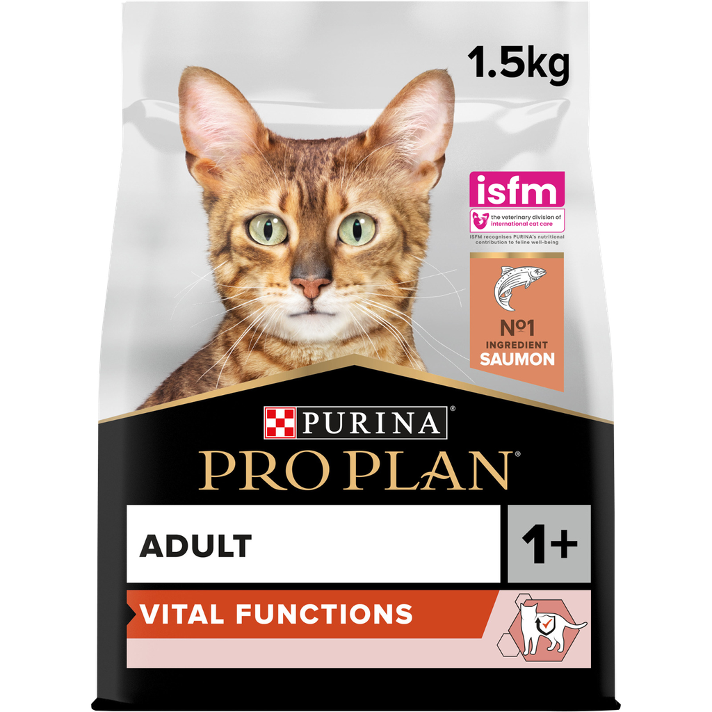 [PPP50020] Pro Plan Vital Functions Dry Cat Food with Salmon 1.5Kg
