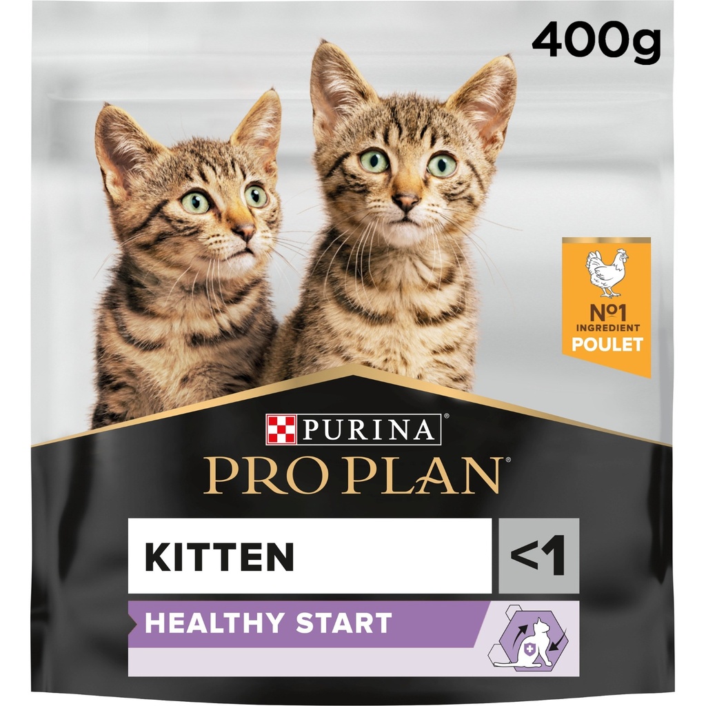 [PPP50320] Pro Plan Kitten Healthy Start Dry Cat Food with Chicken 400g