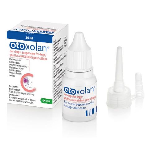 Otoxolan ear drops, suspension for dogs 10 ml