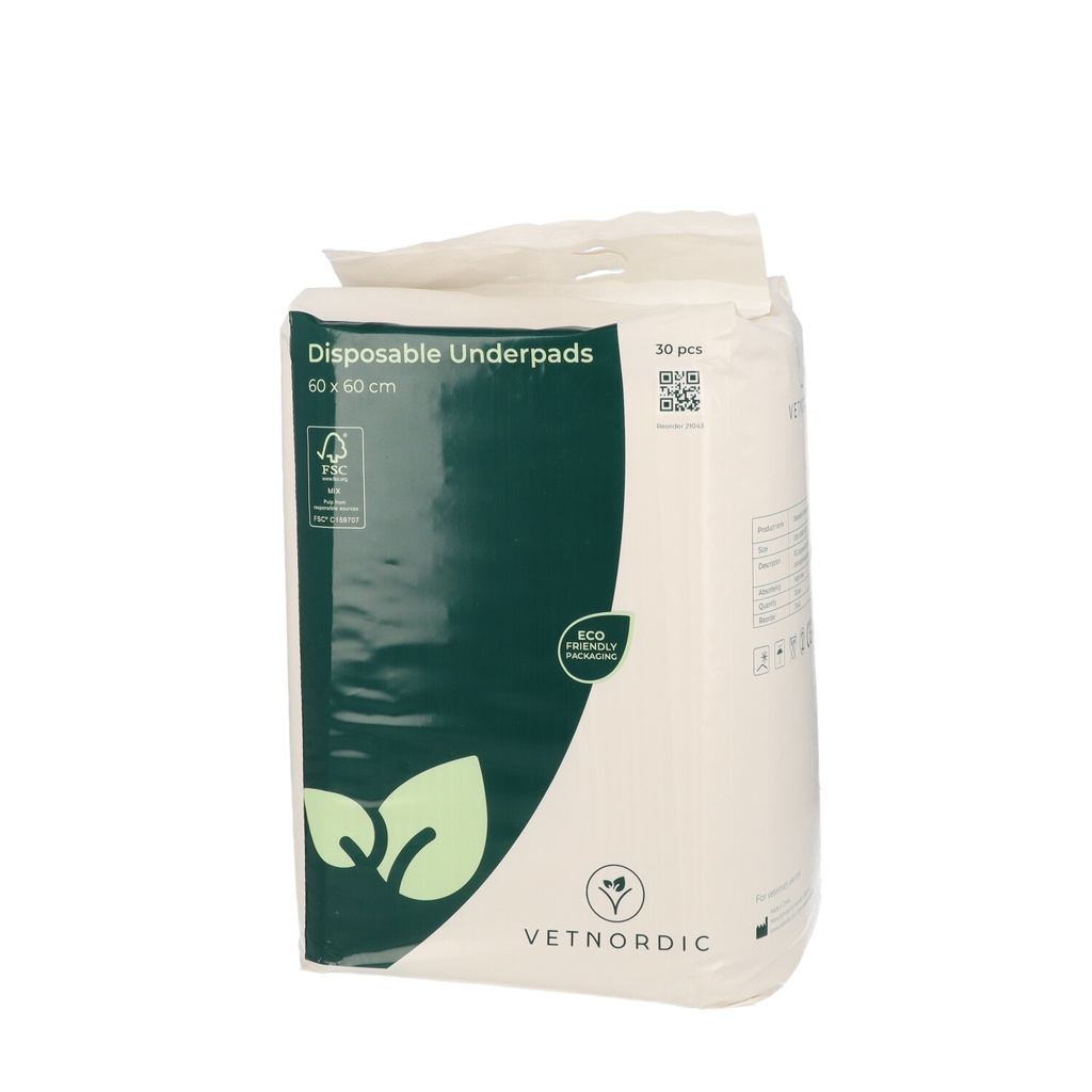 Disposable Underpads, 60 x 60 cm 