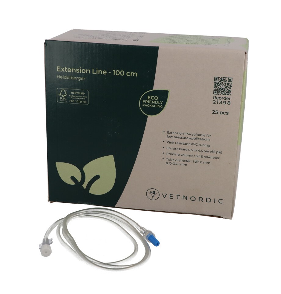 Extension Line, Heidelberger, Ø4.1 mm, 100 cm