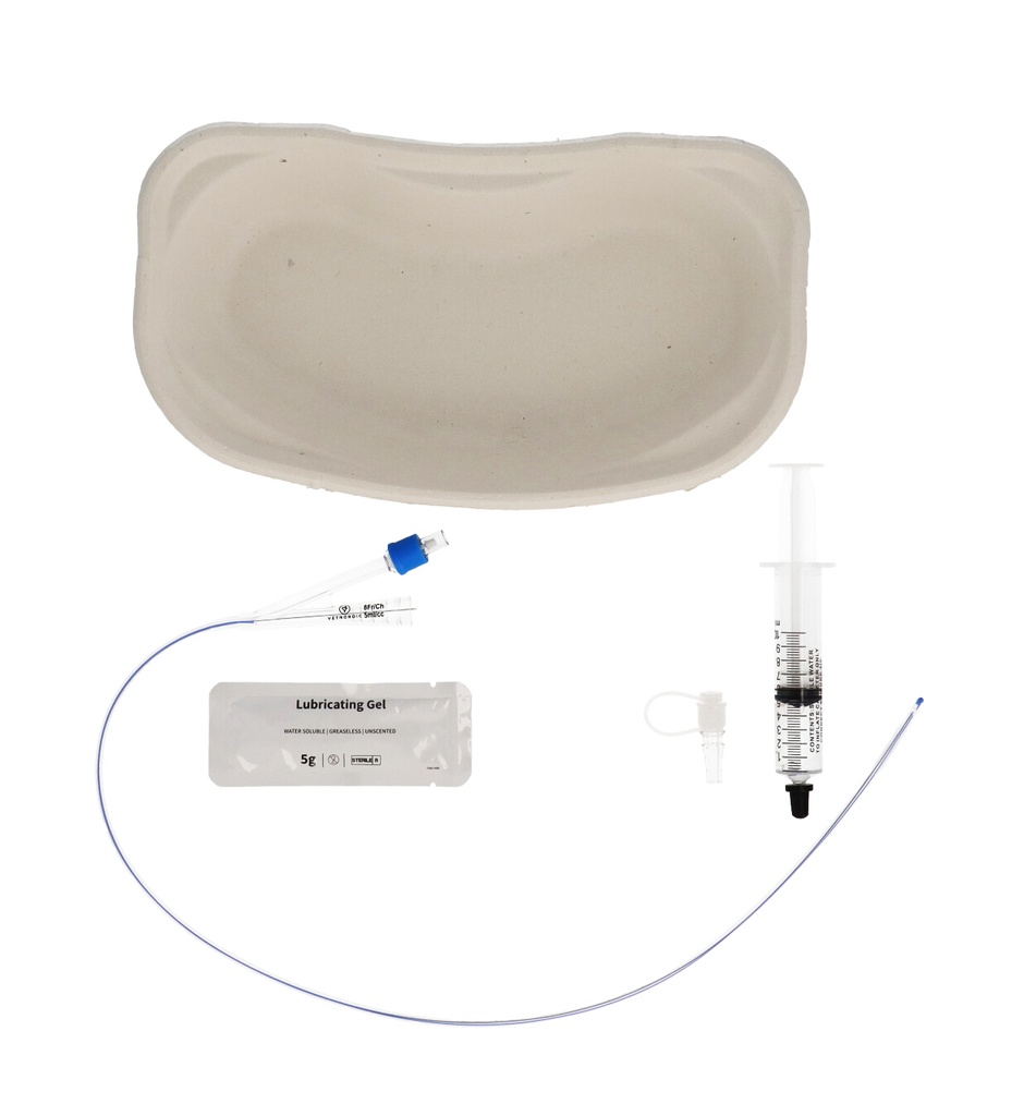 Silicone Foley Catheter Kit, 2.6 mm x 55 cm