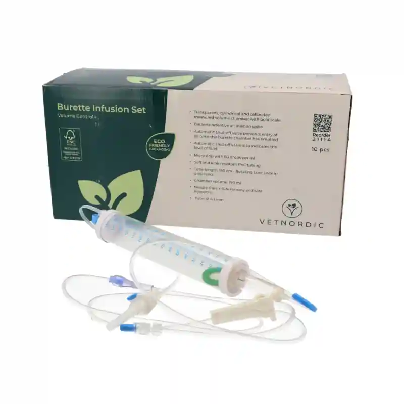 Burette Set, Volume Control, 150 ml, 150 cm