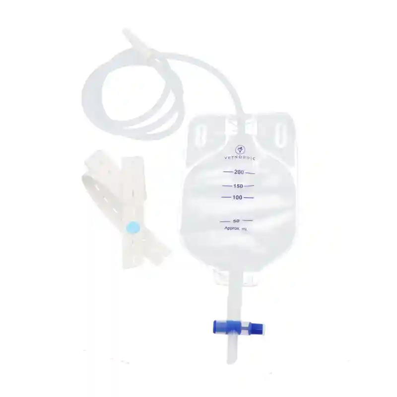 Urine bag, Foley Connector, 200 ml