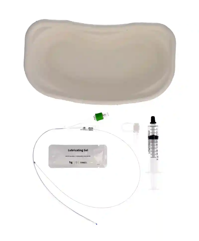 Silicone Foley Catheter Kit, 2.0 mm x 30 cm