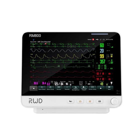 Veterinary Monitor with SpO2, ECG, RESP, NIBP,TEMP and HR