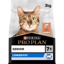 Pro Plan Senior 7+ Longevis Dry Cat Food with Salmon 3Kg