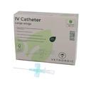 IV Catheter, w/large wings, 1.3 x 32 mm, 18G x 1¼", green